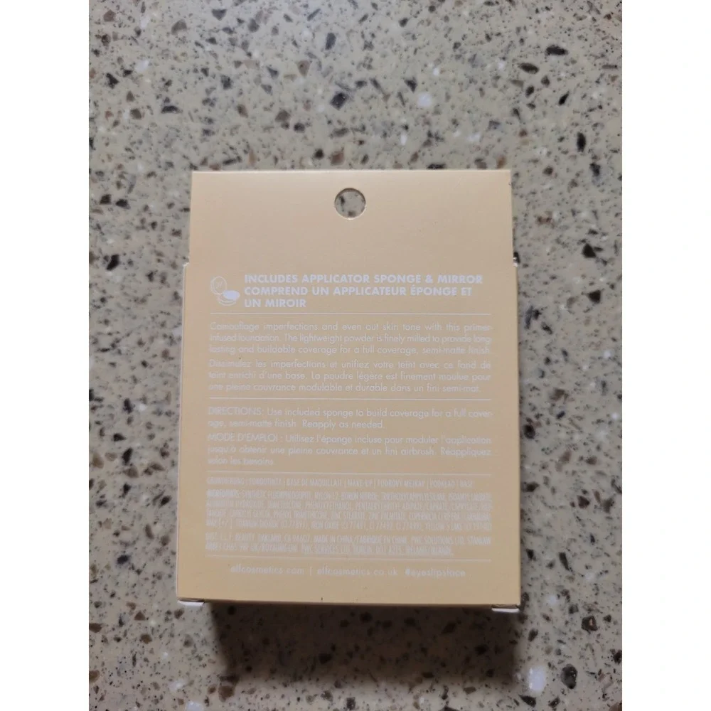 e.l.f. Camo Powder Foundation Fair 140W Buildable To Full Coverage Semi Matte